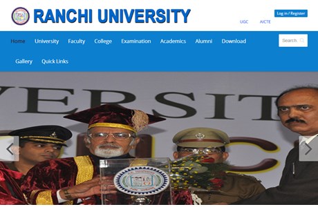 Ranchi University Website