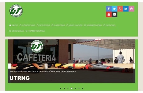 Technological University of the Northern Region of Guerrero Website