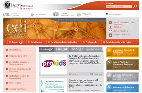 University of Granada Website