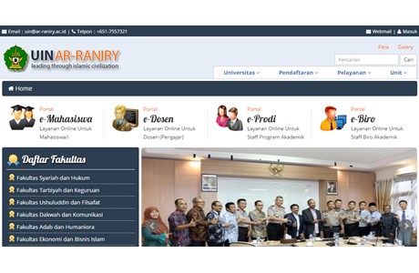 Ar-Raniry State Islamic University	 Website