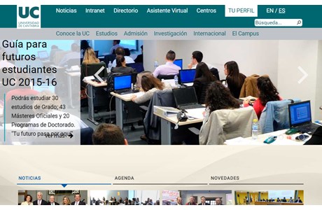 University of Cantabria Website