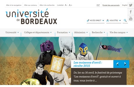 University of Bordeaux I Website
